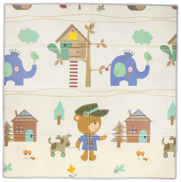 Covoraș de joacă pentru copii Chipolino - Bear, 174 x 194 cm