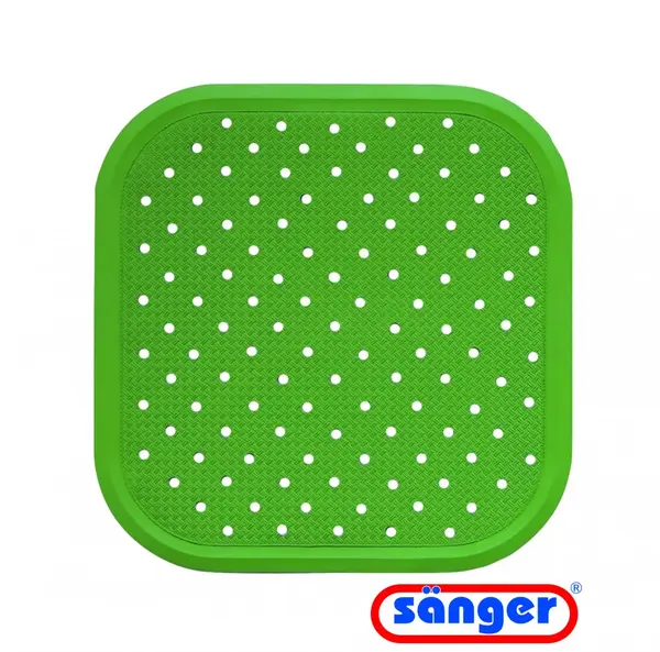 Covoras dus din cauciuc natural antiderapant 56x56 cm verde