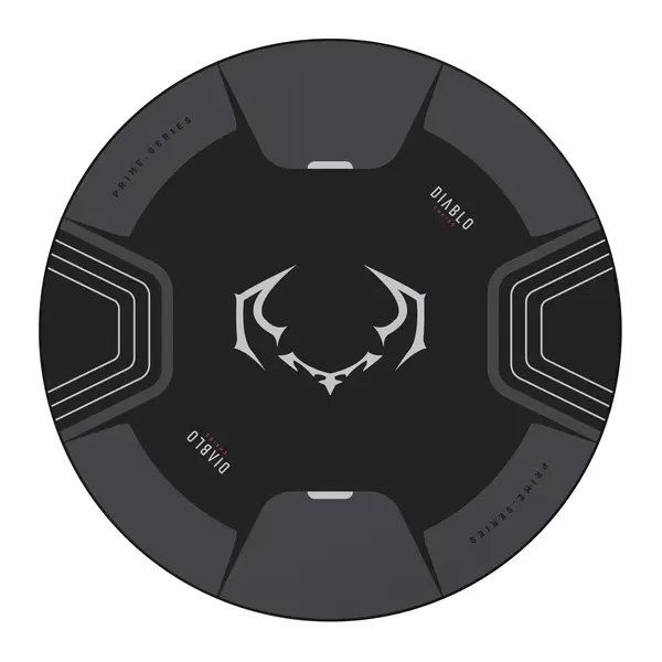 Covoras gaming antiderapant pentru scaun Diablo Chairs, Negru-Gri Covoraș gaming antiderapant pentru scaun Diablo Chairs, Negru-Gri