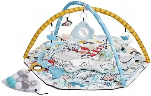Covoras interactiv 2 in 1 pentru copii Kinderkraft KPSMSE00MUL0000, Multicolor