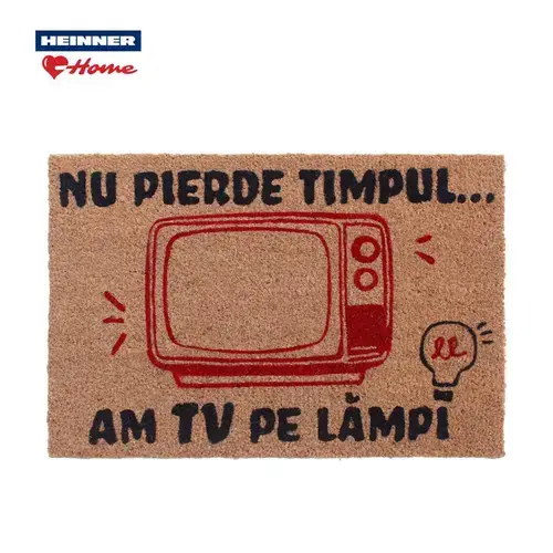 Covoras intrare Heinner HR-MTC-FUN_TV, 60x40cm