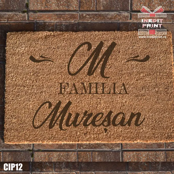 Covoras intrare personalizat Familie CIP12
