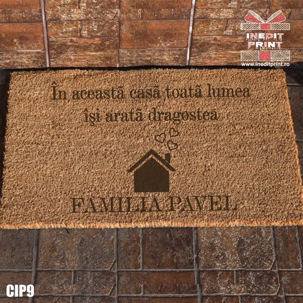 Covoras intrare personalizat Home CIP9