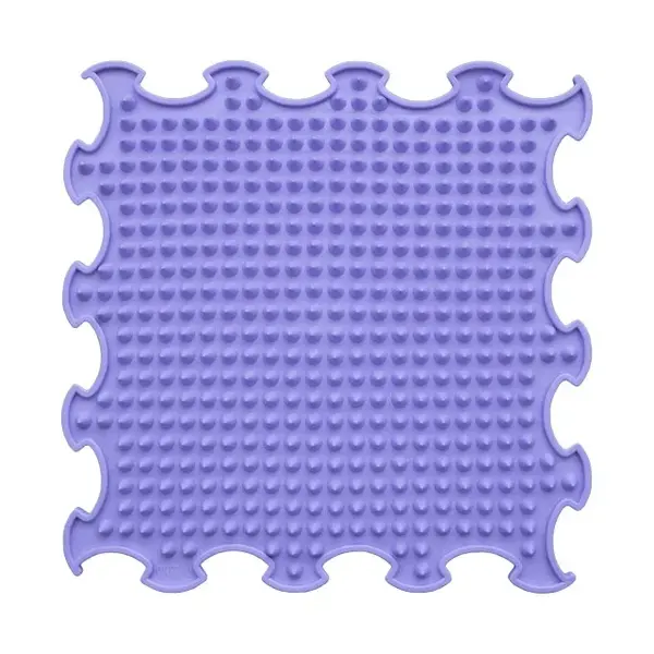 Covoras ortopedic pentru masaj, 1 piesa, textura rigida, model Spikes, Mov