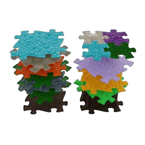 Covoras ortopedic senzorial tip puzzle Set Valgus 15 piese