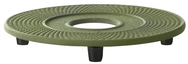 Covoraș pentru ceainic din fontă Bredemeijer - Xilin, 13,4 x 1,7 cm, verde