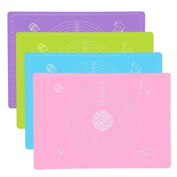 Covoras pentru framantat aluatul din silicon .antiderapant,50x40 cm, diverse culori