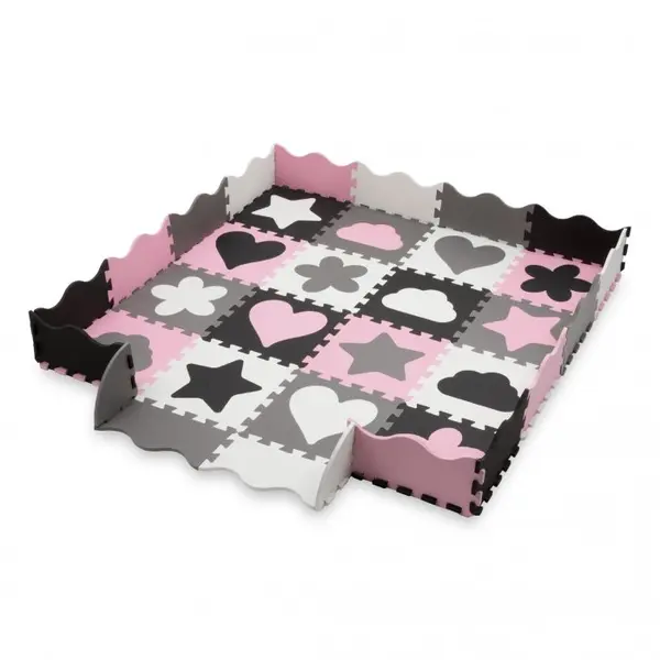 Covoras puzzle pentru copii Kidwell Happy Love din spuma, moale si sigur