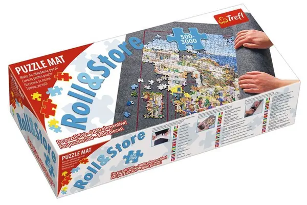 Covoras Trefl pentru aranjarea si depozitarea puzzle-urilor de 500 pana la 3000 piese
