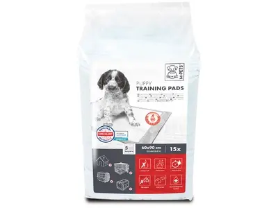 Covorase absorbante de antrenament M-PETS All Day pentru catei, 60 x 90 cm, 15 buc
