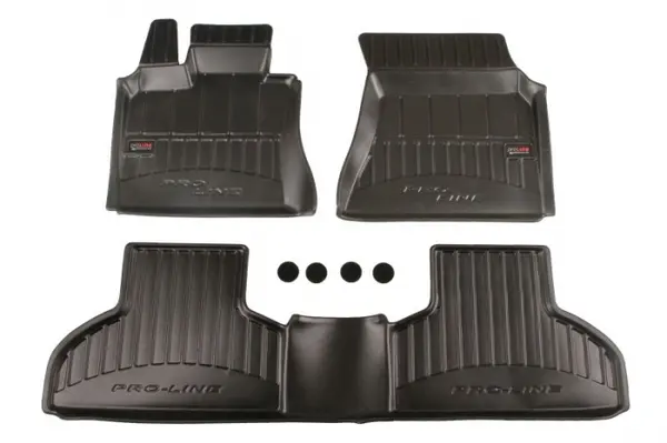 Covorase auto (set, cauciuc, 3 bucati, culoare negru) BMW X5 (F15, F85) intre 2013-2018