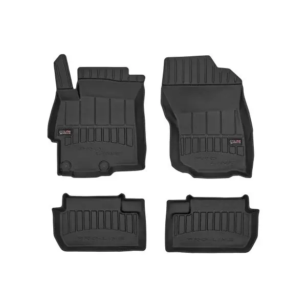 Covorase auto (set, cauciuc, 4 bucati, culoare negru) MITSUBISHI LANCER VIII dupa 2008