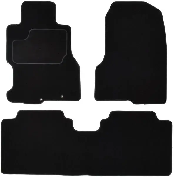 Covorase auto (set, velur, 3 bucati, culoare negru, 3; 5 usi) HONDA CIVIC VII dupa 2001