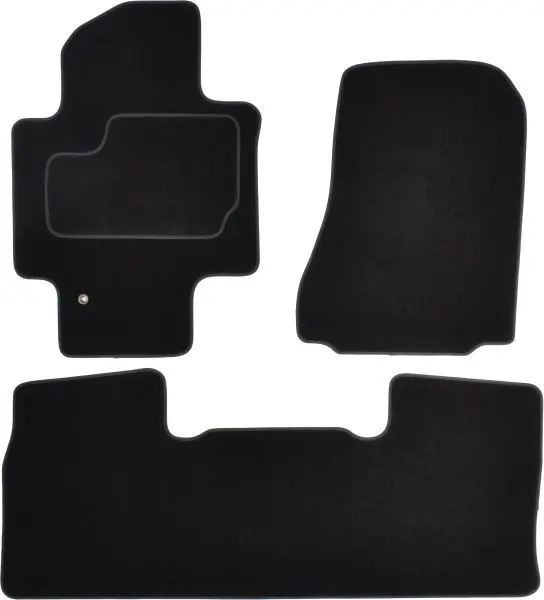 Covorase auto (set, velur, 3 bucati, culoare negru, 5; 7 locuri) NISSAN NV200 dupa 2010