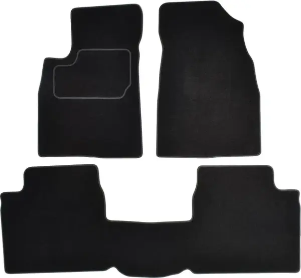 Covorase auto (set, velur, 3 bucati, culoare negru) KIA OPIRUS dupa 2003