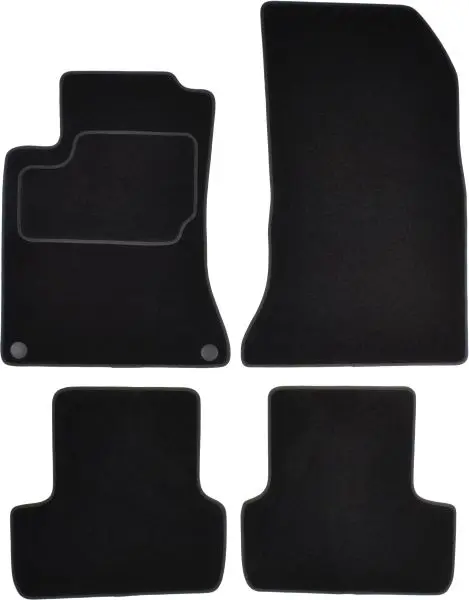 Covorase auto (set, velur, 3 bucati, culoare negru) MERCEDES B (W246, W242) intre 2011-2018