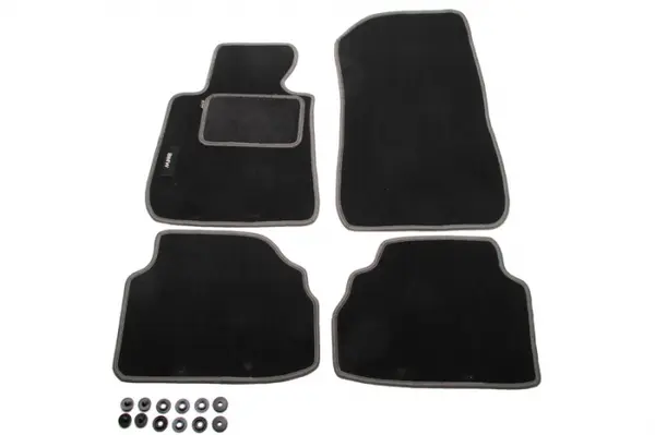 Covorase auto (set, velur, 4 bucati, culoare gri) BMW Seria 3 (E90), 3 (E91), 3 (E92) intre 2004-2013