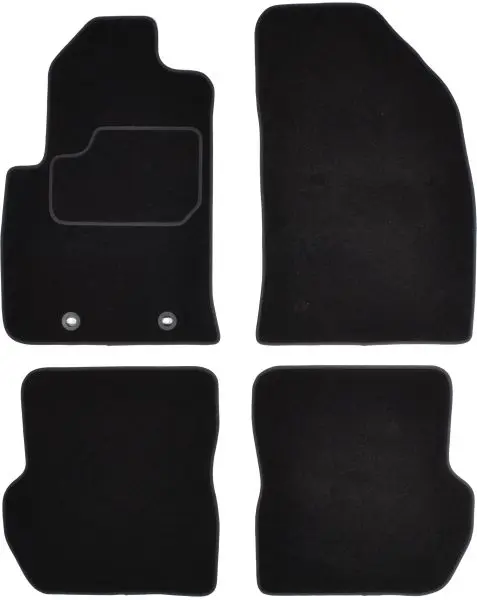 Covorase auto (set, velur, 4 bucati, culoare negru, 3 usi) FORD FIESTA V intre 2001-2008