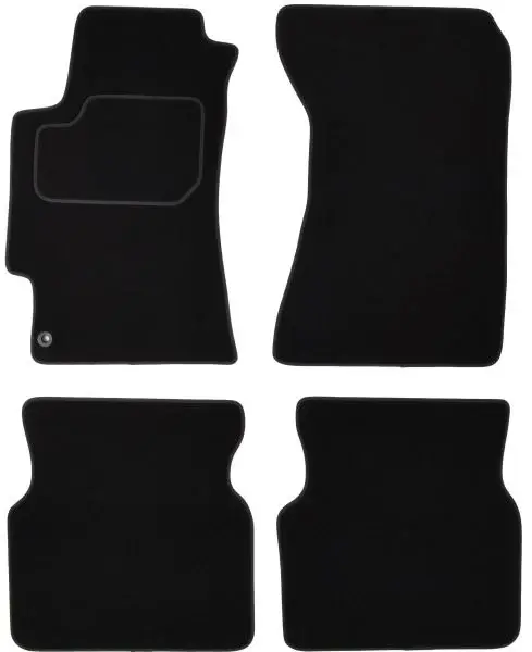 Covorase auto (set, velur, 4 bucati, culoare negru, 4 usi) SUBARU IMPREZA intre 2000-2009