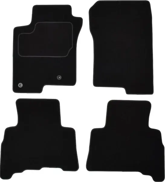 Covorase auto (set, velur, 4 bucati, culoare negru, 5; 7 locuri) TOYOTA LAND CRUISER PRADO dupa 2009