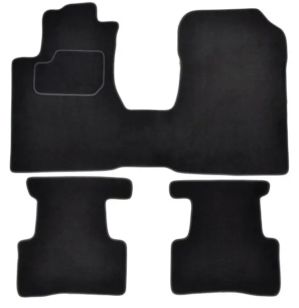 Covorase auto (set, velur, 4 bucati, culoare negru, 5 locuri) HONDA CR-V III dupa 2006