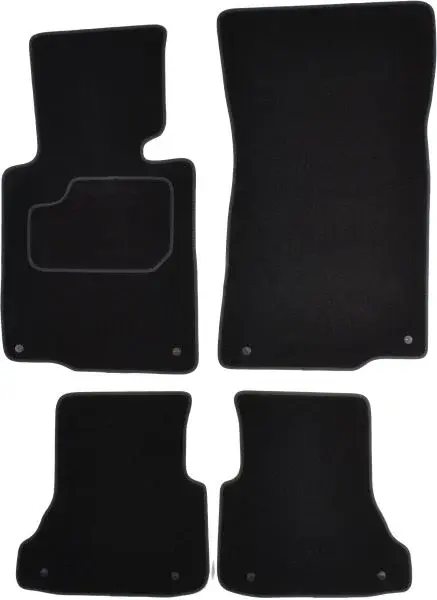 Covorase auto (set, velur, 4 bucati, culoare negru) BMW Seria 3 (E46) intre 2000-2007
