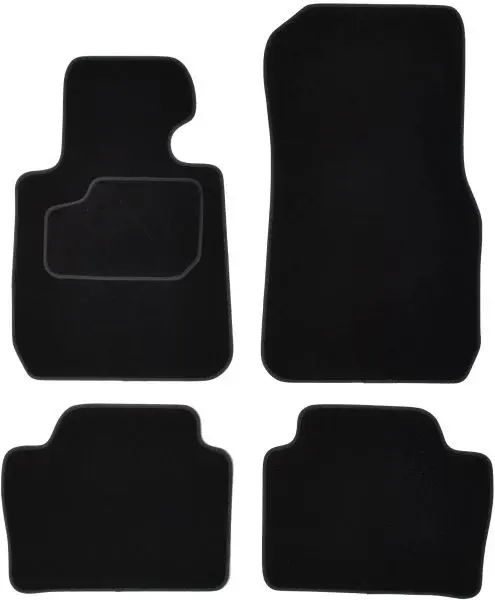 Covorase auto (set, velur, 4 bucati, culoare negru) BMW Seria 3 (F30, F80) intre 2011-2018