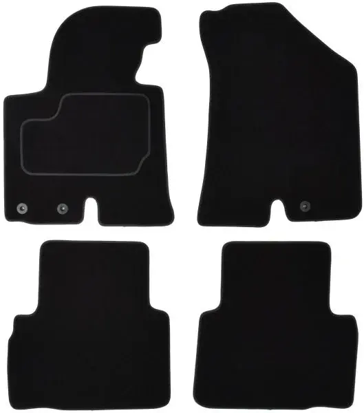 Covorase auto (set, velur, 4 bucati, culoare negru) HYUNDAI IX35 dupa 2010