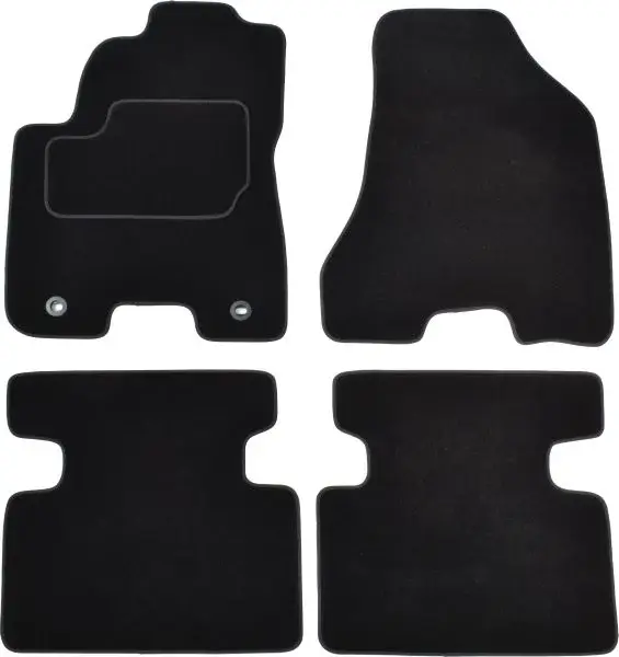 Covorase auto (set, velur, 4 bucati, culoare negru) HYUNDAI TUCSON dupa 2004