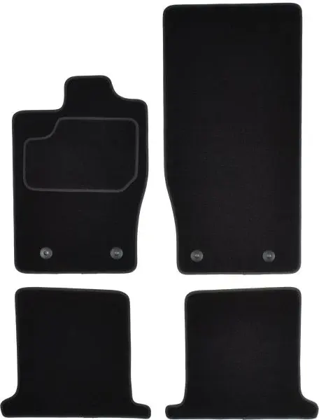 Covorase auto (set, velur, 4 bucati, culoare negru) JAGUAR XK intre 2006-2014