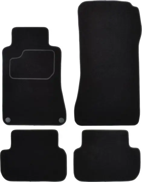 Covorase auto (set, velur, 4 bucati, culoare negru) MERCEDES CLK (C209) intre 2002-2009