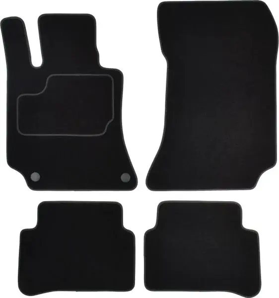 Covorase auto (set, velur, 4 bucati, culoare negru) MERCEDES CLS (C219) intre 2004-2010