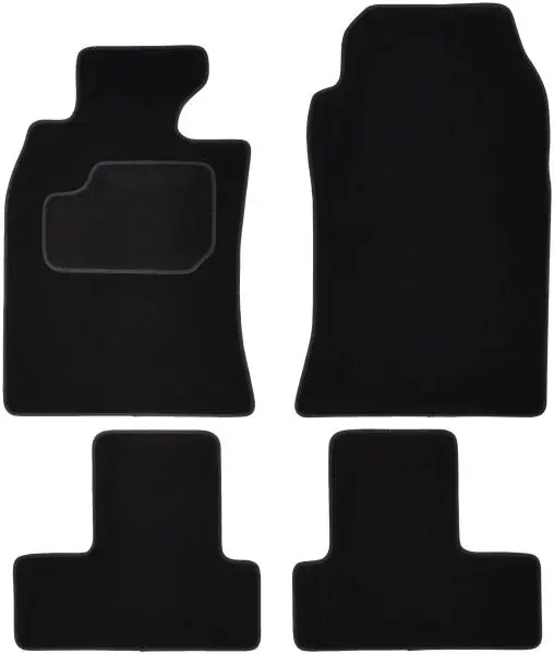 Covorase auto (set, velur, 4 bucati, culoare negru) MINI (R50, R53) intre 2001-2006