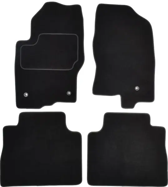 Covorase auto (set, velur, 4 bucati, culoare negru) NISSAN NP300 NAVARA dupa 2010
