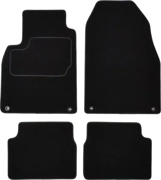 Covorase auto (set, velur, 4 bucati, culoare negru) SAAB 9-3 intre 2002-2015