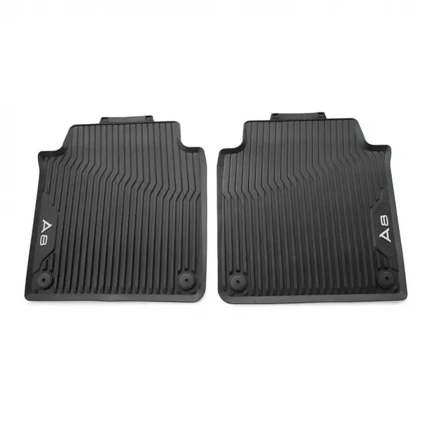 Covorase de cauciuc All-weather originale Audi A8 Limuzina (4N) 2018+, set spate, sasiu lung