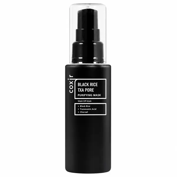 COXIR – Black Rice TXA Pore Purifying Mask, 50ml