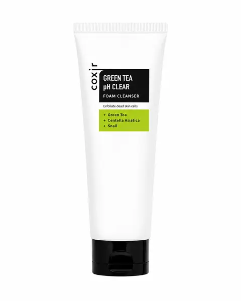 COXIR – Green Tea pH Clear Foam Cleanser, 150ml