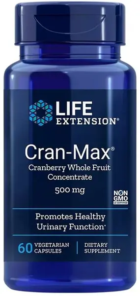 Cran-Max, 500 mg, 60 vege capsule, Life Extension