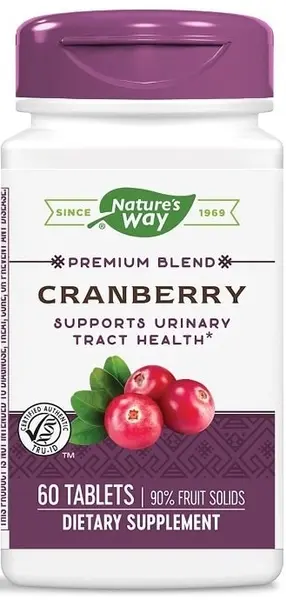 Cranberry, 430 mg, 60 tablete, Nature's Way