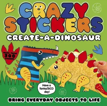Crazy Stickers: Create-a-Dinosaur, Paperback/Danielle McLean