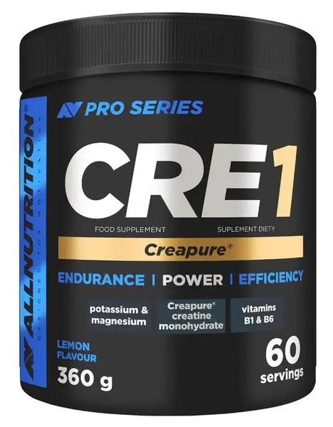 CRE1 Creapure, lămâie, 360 g, AllNutrition