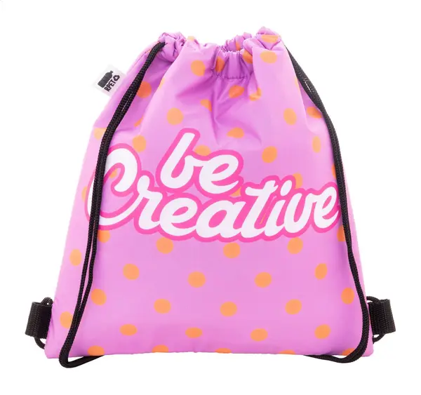 CreaCool Draw Kids geantă frigorifică personalizată, cu șnur, pentru copii - negru