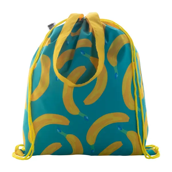 CreaDraw Shop RPET Sac cu cordon, personalizat - galben
