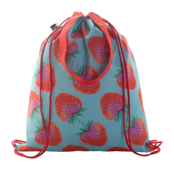 CreaDraw Shop RPET Sac cu cordon, personalizat - roșu