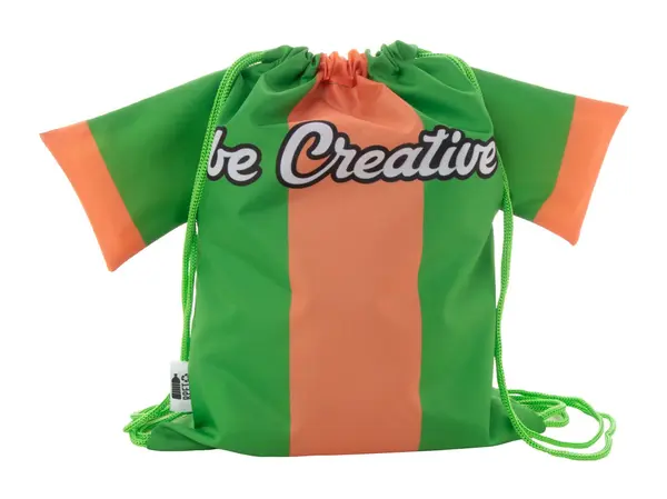 CreaDraw T Kids RPET Rucsac cu șnur, pentru copii, personalizat - verde