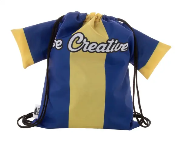 CreaDraw T Kids RPET Rucsac cu șnur, pentru copii, personalizat - negru