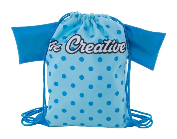 CreaDraw T Kids Rucsac cu șnur, pentru copii, personalizat - albastru