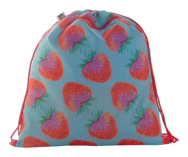 CreaDraw Zip RPET rucsac cu cordon, personalizat - roșu