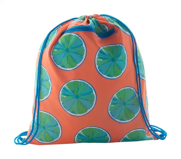 CreaDraw Zip rucsac cu cordon, personalizat - albastru